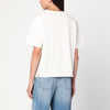 Golden Goose White T-shirt with rose