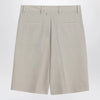 Golden Goose Beige mélange wool-blend bermuda