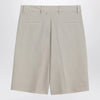 Golden Goose Beige mélange wool-blend bermuda