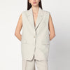 Golden Goose Single-breasted vest in wool blend