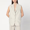 Golden Goose Single-breasted vest in wool blend