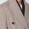 Golden Goose Greige wool-blend belted coat