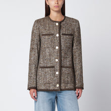  Golden Goose Coffee-colored wool tweed jacket