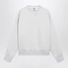 Golden Goose Women's Star cropped oversized cotton hoodie in grey