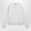 Golden Goose Women's Star cropped oversized cotton hoodie in grey