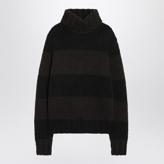 Dolce & Gabbana Dolce&Gabbana Striped wool-blend turtleneck sweater