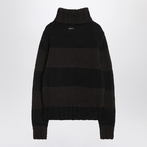 Dolce & Gabbana Dolce&Gabbana Striped wool-blend turtleneck sweater