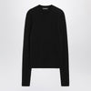 Dolce & Gabbana Dolce&Gabbana Black ribbed wool sweater