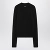 Dolce & Gabbana Dolce&Gabbana Black ribbed wool sweater