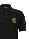 Dolce & Gabbana Heraldic Patch Polo Shirt