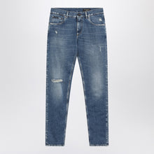  Dolce & Gabbana Dolce&Gabbana Faded-effect slim blue jeans