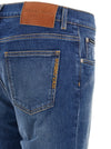 Dolce & Gabbana Logo Embroidery Jeans