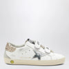 Golden Goose Old School Sneakers in white with glitter star