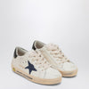 Golden Goose White/navy blue Super-Star trainer