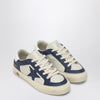 Golden Goose White/Blue low-top sneaker