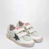 Golden Goose Ball Star sneakers in grey/white/beige/navy blue