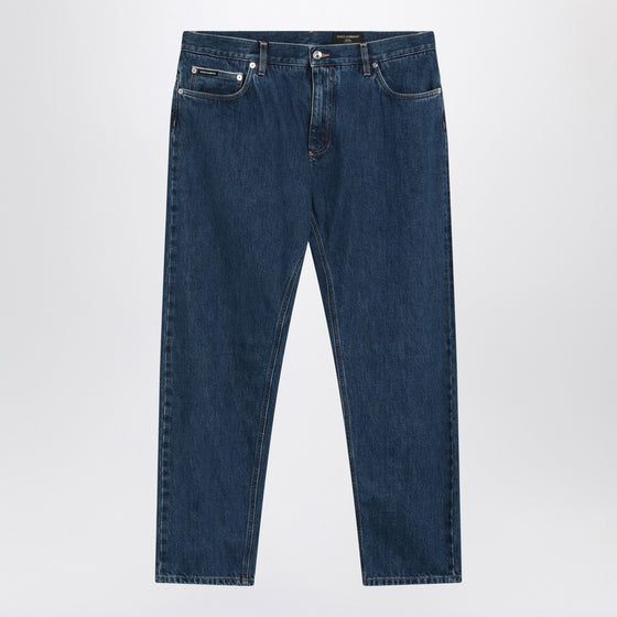 Dolce & Gabbana Dolce&Gabbana Blue denim jeans with logo tag