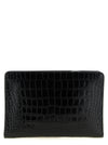 Tom Ford Croc Print Leather Clutch Bag