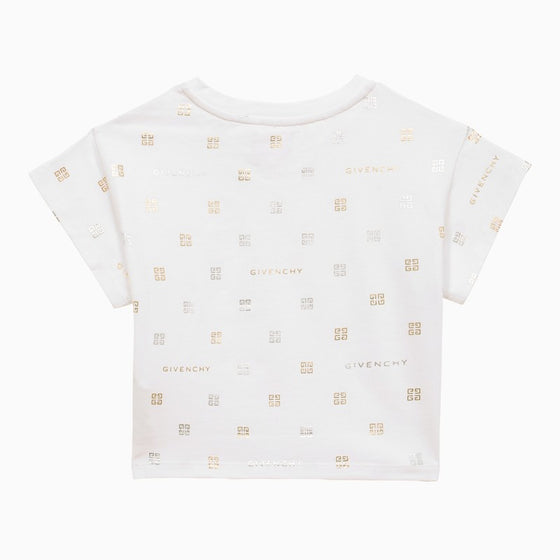 Givenchy White cotton T-shirt with logo