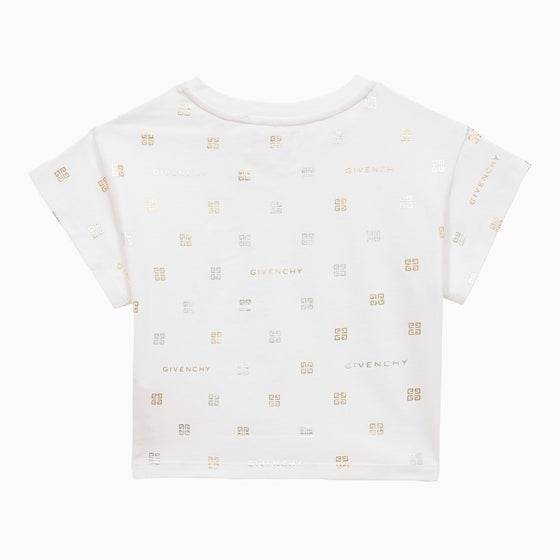 Givenchy White cotton T-shirt with logo