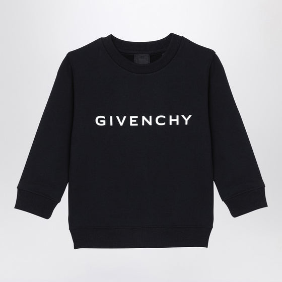 Givenchy Black cotton sweatshirt with logo