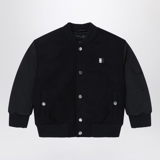 Givenchy Black wool blend bomber jacket