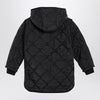 Givenchy Black quilted parka with removable sleeves