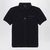 Givenchy Black cotton polo shirt with logo