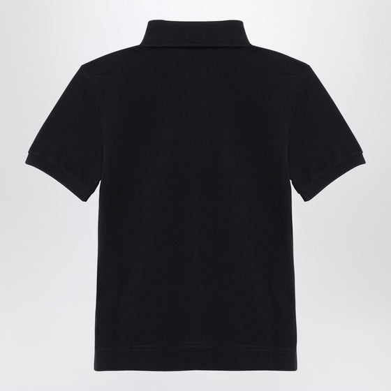 Givenchy Black cotton polo shirt with logo
