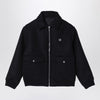 Givenchy Black wool and cashmere zipped jacket