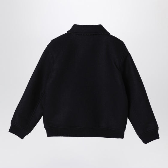 Givenchy Black wool and cashmere zipped jacket