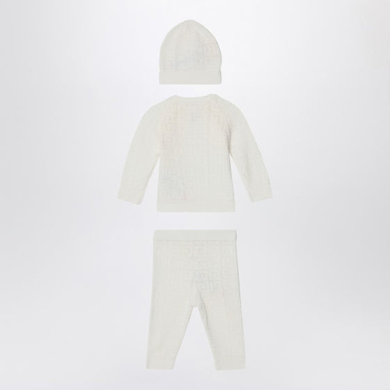 Givenchy Three-piece white cotton set