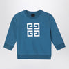 Givenchy Blue sweatshirt with 4G logo print