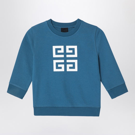 Givenchy Blue sweatshirt with 4G logo print