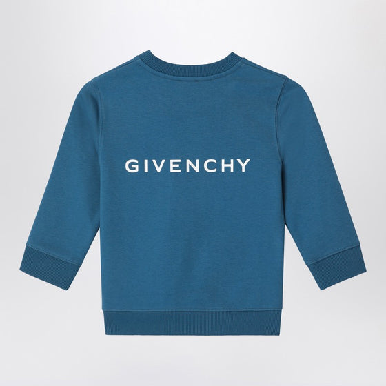 Givenchy Blue sweatshirt with 4G logo print
