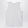 Givenchy White ribbed tank top with logo