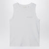 Givenchy White ribbed tank top with logo