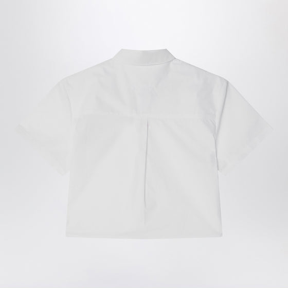 Givenchy White cropped shirt in cotton