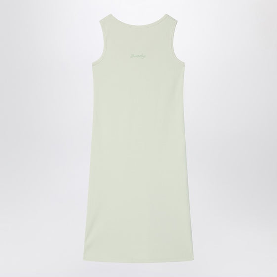 Givenchy Light green ribbed cotton dress