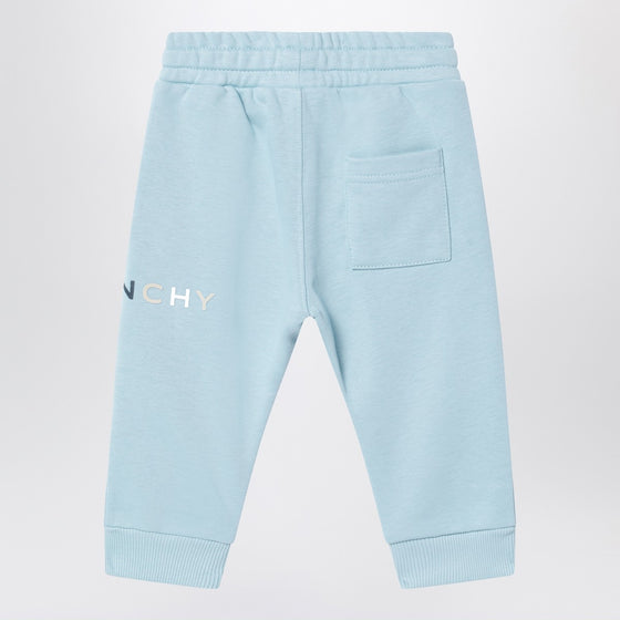 Givenchy Light blue sweatpants with logo