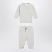  Givenchy White velvet two-piece outfit