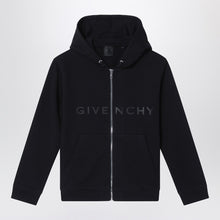  Givenchy Black zip hoodie with logo