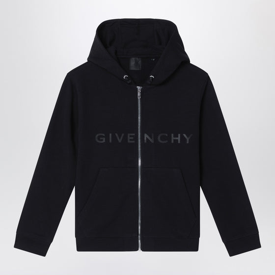 Givenchy Black zip hoodie with logo