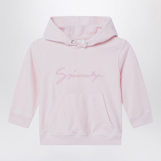 Givenchy Pink ribbed hoodie