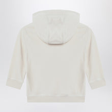  Givenchy Cream ribbed hoodie