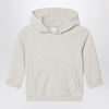 Givenchy Cream ribbed hoodie
