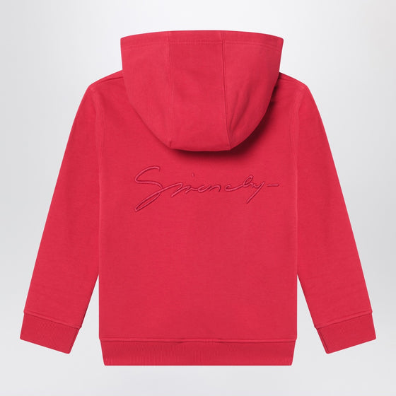 Givenchy Burgundy hoodie with embroidered logo
