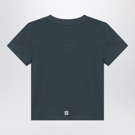 Givenchy Dark green T-shirt with logo