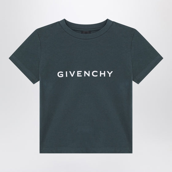 Givenchy Dark green T-shirt with logo