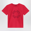 Givenchy Bordeaux T-shirt with embroidered logo